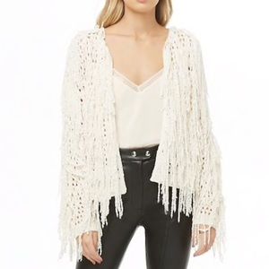 NWT Forever 21 fringe cardigan